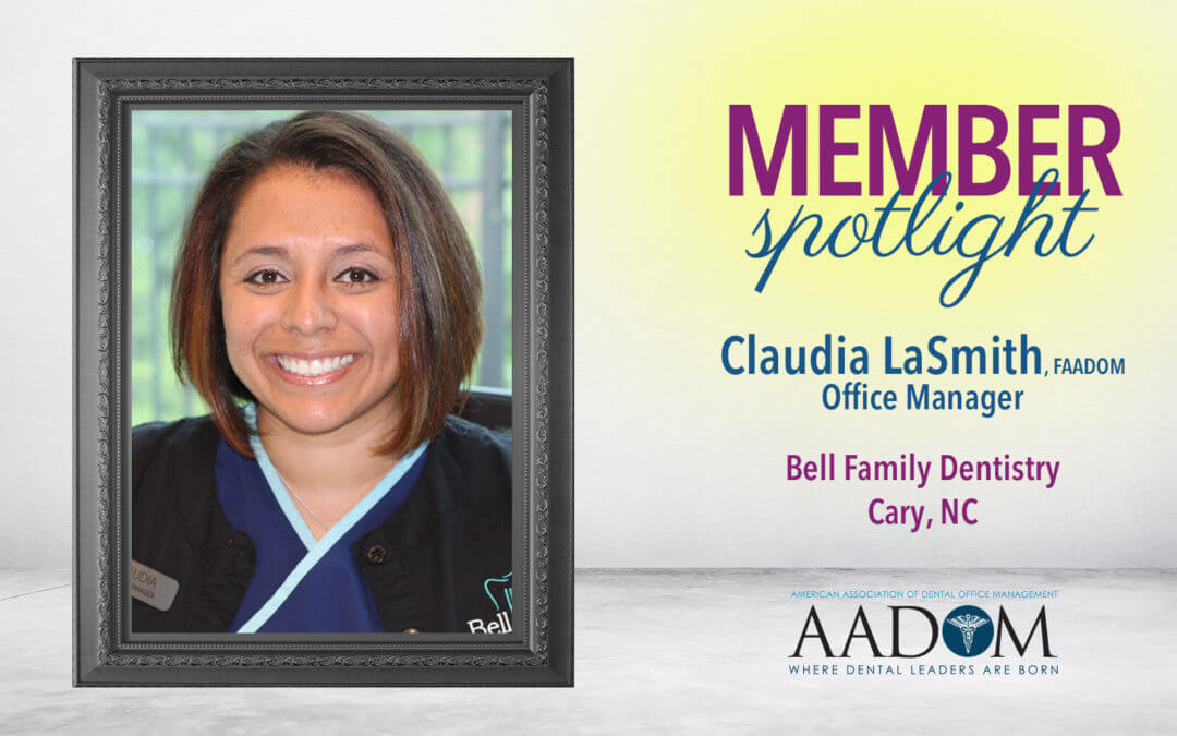 January 2017 spotlight of Claudia LaSmith, office manager