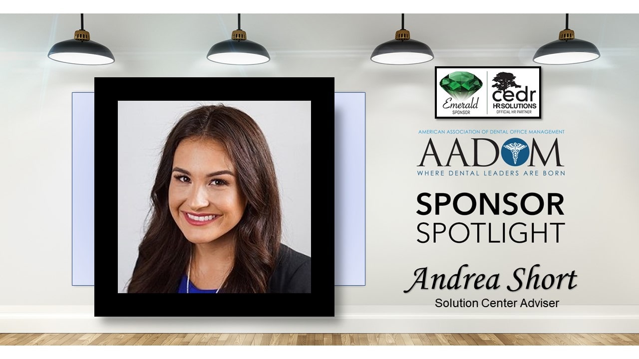AADOM Sponsor Spotlight: Andrea Short, Solution Center Adviser
