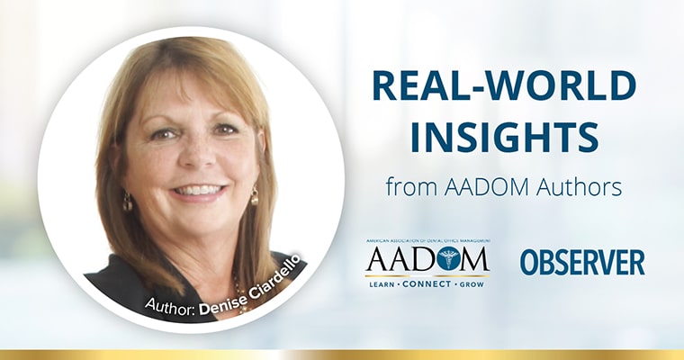 Real-World Insights by AADOM author - Denise Ciardello