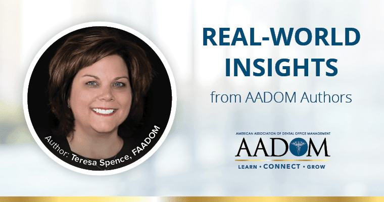 Teresa Spence, FAADOM with text, "Real-world insights from AADOM authors"