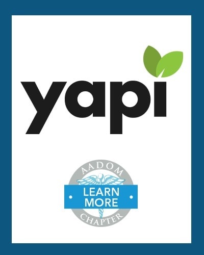 YAPI logo with AADOM Chapter logo saying 