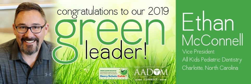 Ad announcing Ethan McConnell as the Green Leader Winner 2019