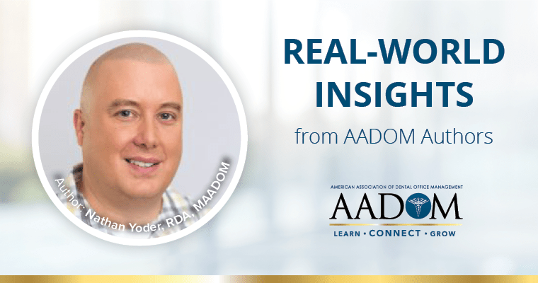 Real-World Insights from AADOM Authors. Nathan Yoder, RDA, MAADOM.