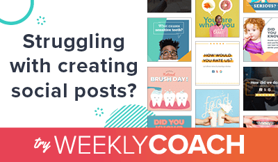 Struggling with creating social posts? Try Weekly Coach!