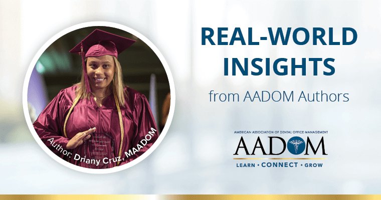 Real World Insights from AADOM Authors - Driany Cruz