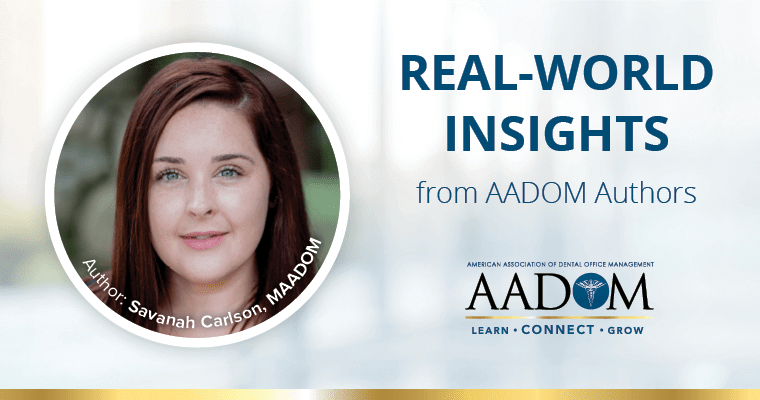 Real World Insights from AADOM Authors - Savanah Carlson