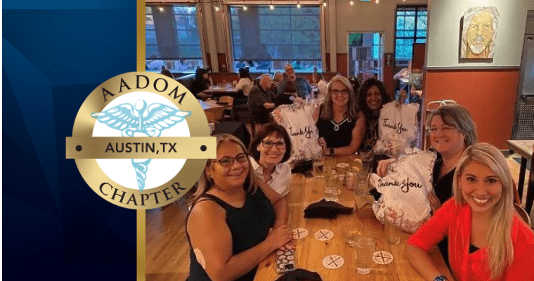 Austin, TX AADOM Chapter Members Treated to an Unexpected Gift