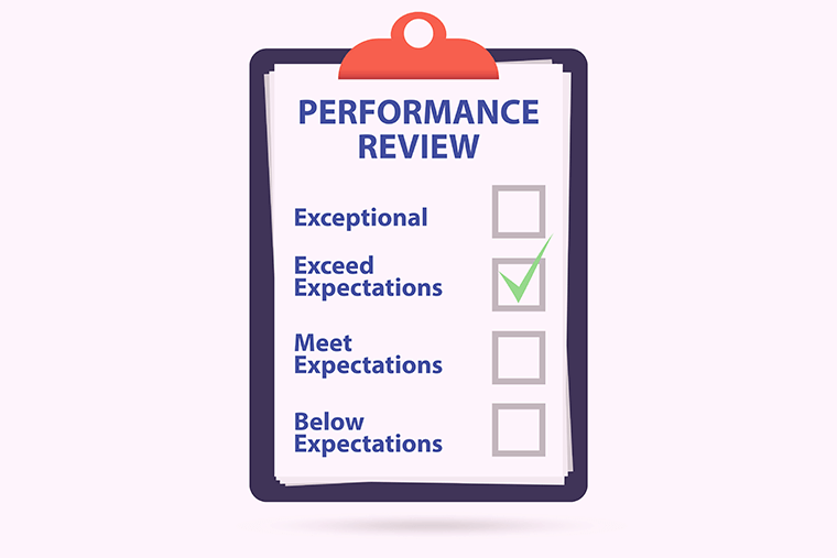 Example of a performance review