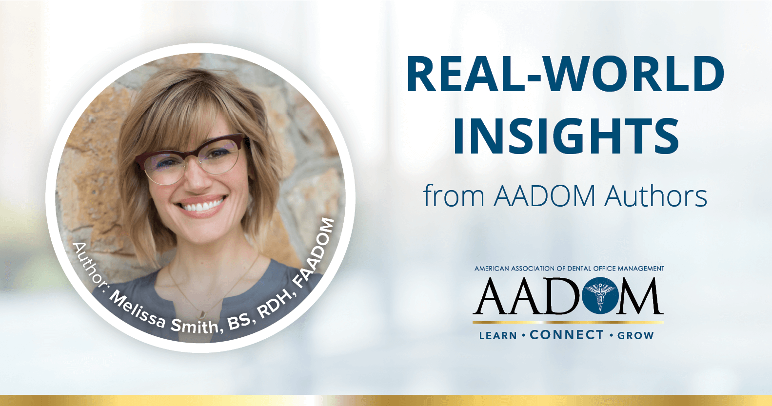 Real World Insights from AADOM Authors - Melissa Smith