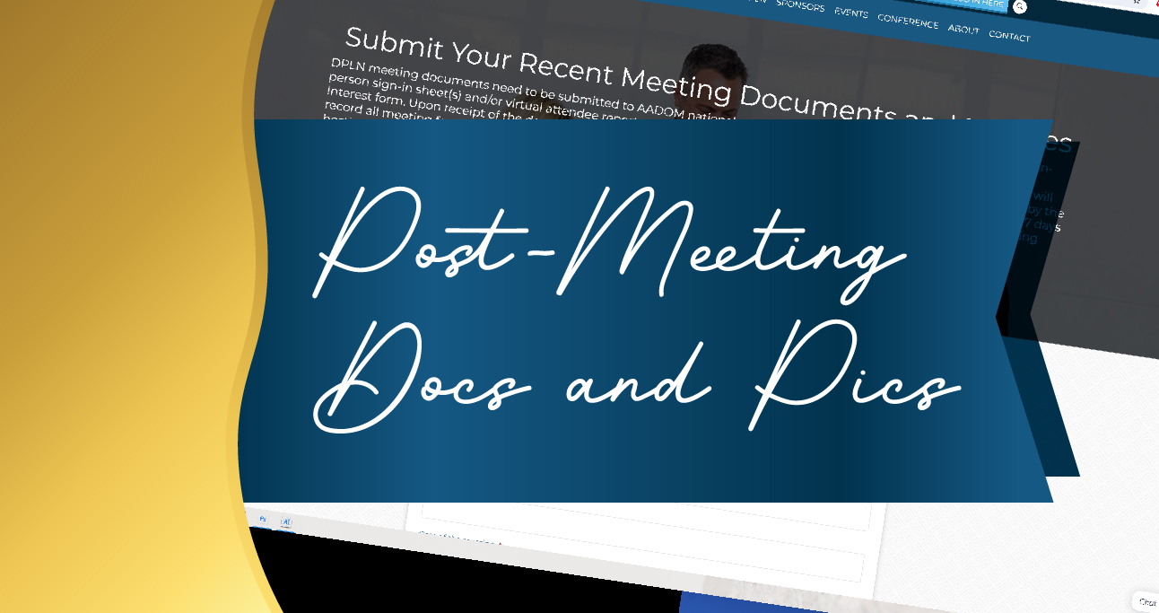 Post-Meeting Docs & Pics