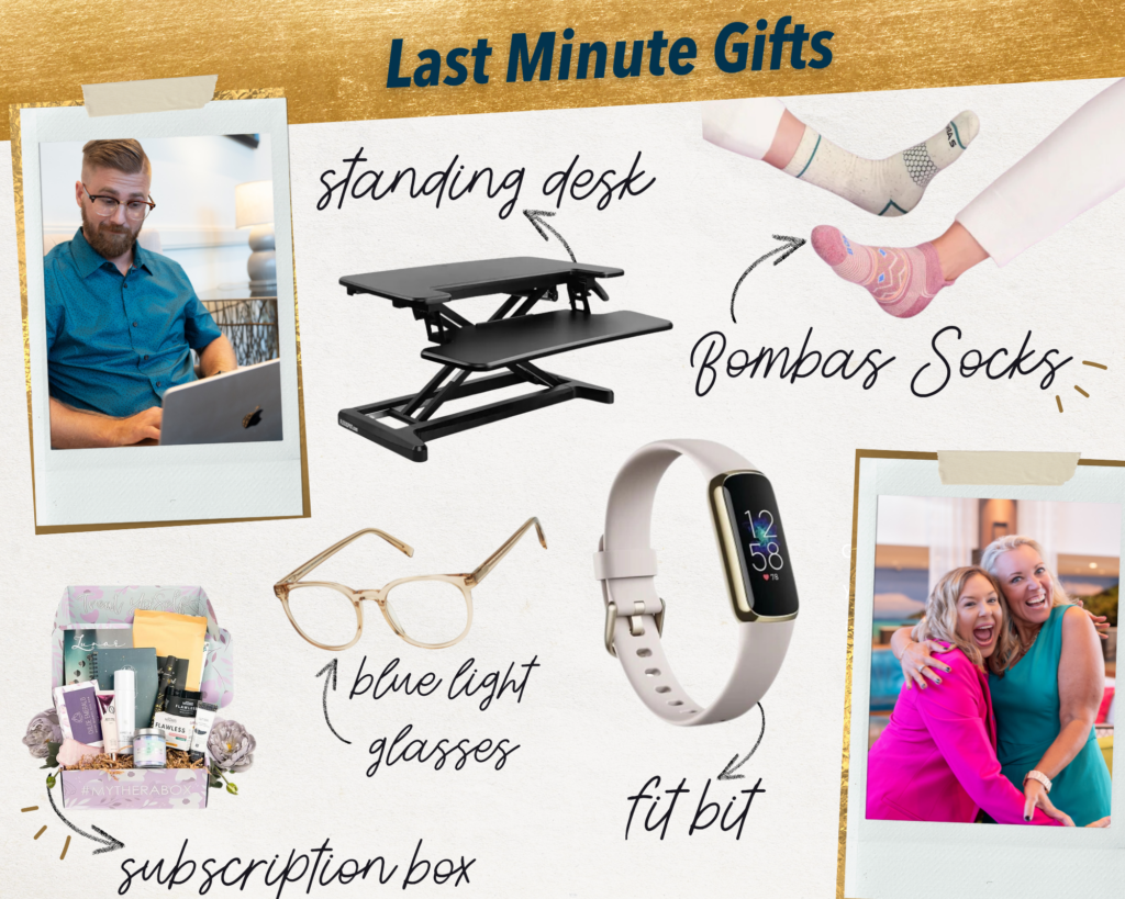 Examples of last minute holiday gifts for dental team members