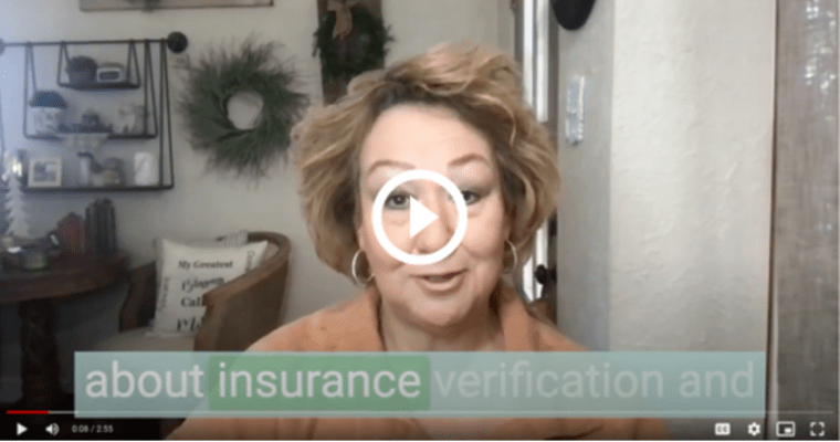 Tija Hunter discussing insurance verification in a recent Weave webinar