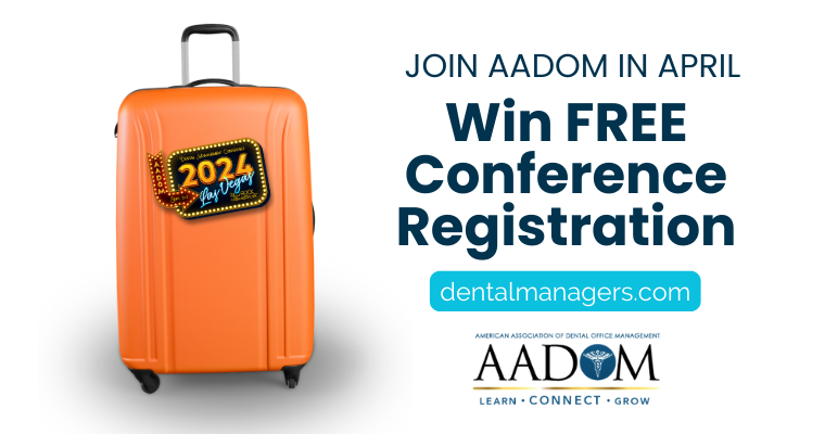 Join AADOM in April to Win FREE Conference Registration