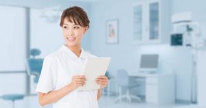 A dental office manager reviews OSHA requirements
