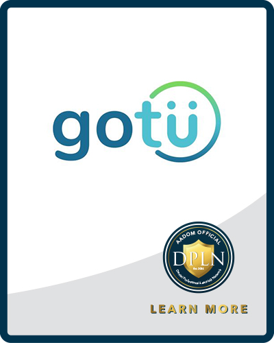 GoTu logo with AADOM DPLN logo saying 