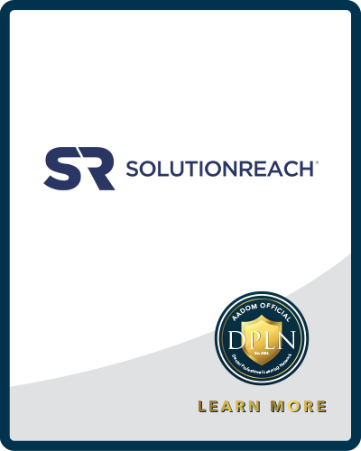 Solutionreach logo with AADOM DPLN logo 