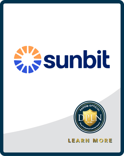 Sunbit logo with AADOM DPLN logo saying 