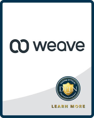 Weave logo with AADOM DPLN logo saying 